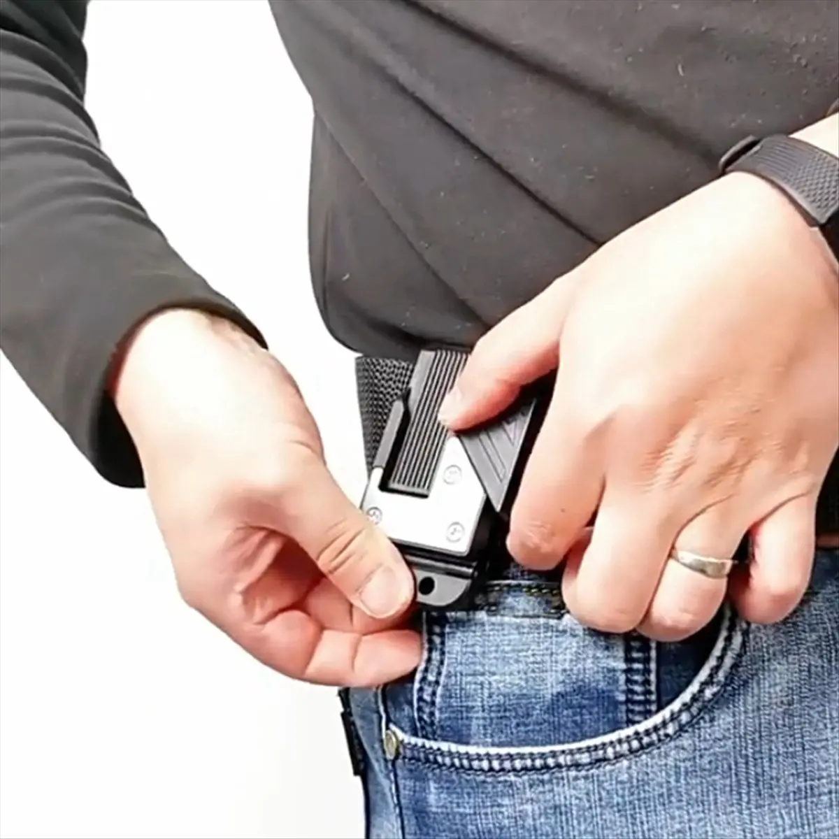 [Set of 5]  Electric Drill Tape Belt Tape Measure Holder Hanger Holder Clip-on Tape Measure Holder for Belt Tape Measure