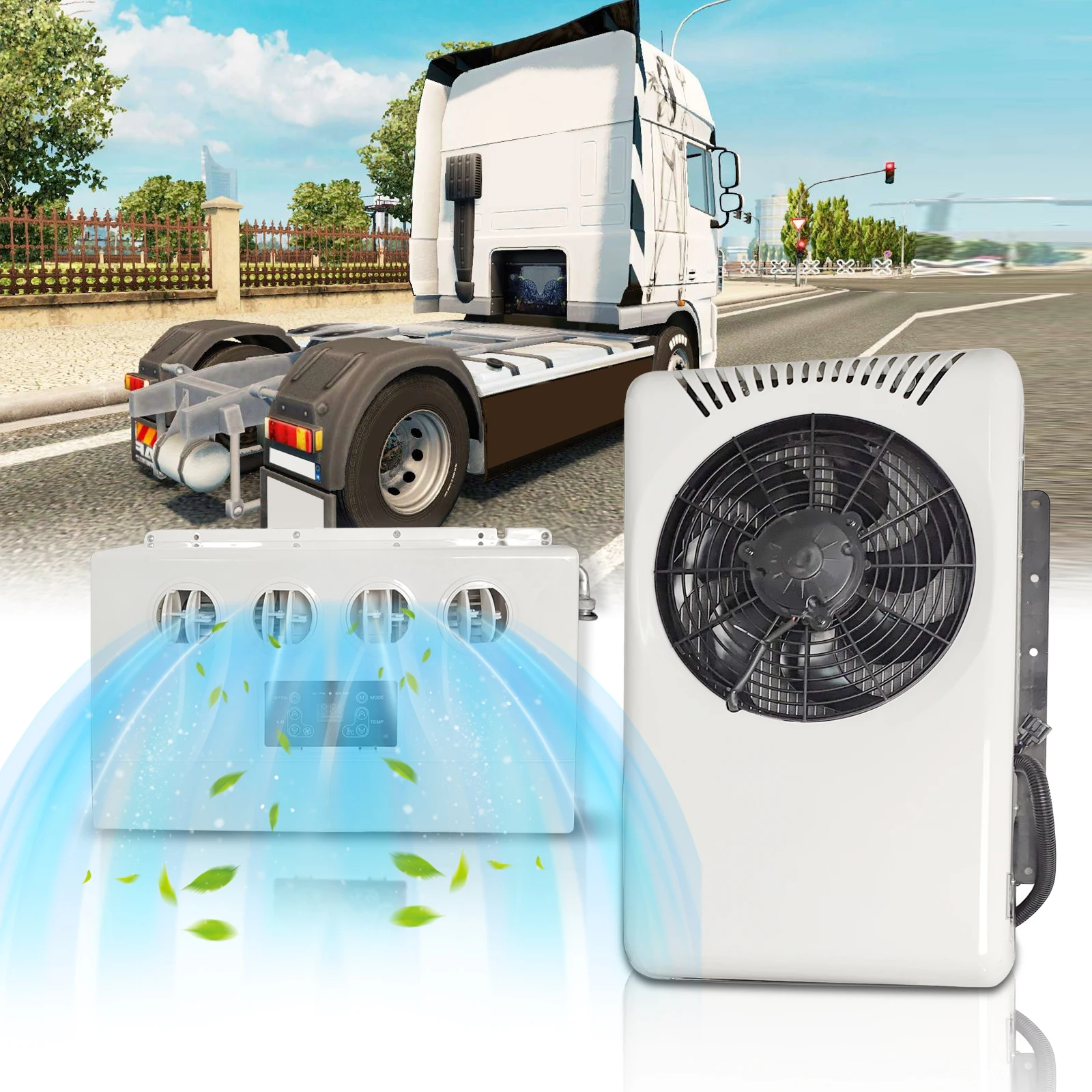 

Сплит-система 12000BTU, электрический автомобильный кондиционер, сплит-система для парковки, переменного тока для автофургона, автобуса, кемпера, фургона, трактора