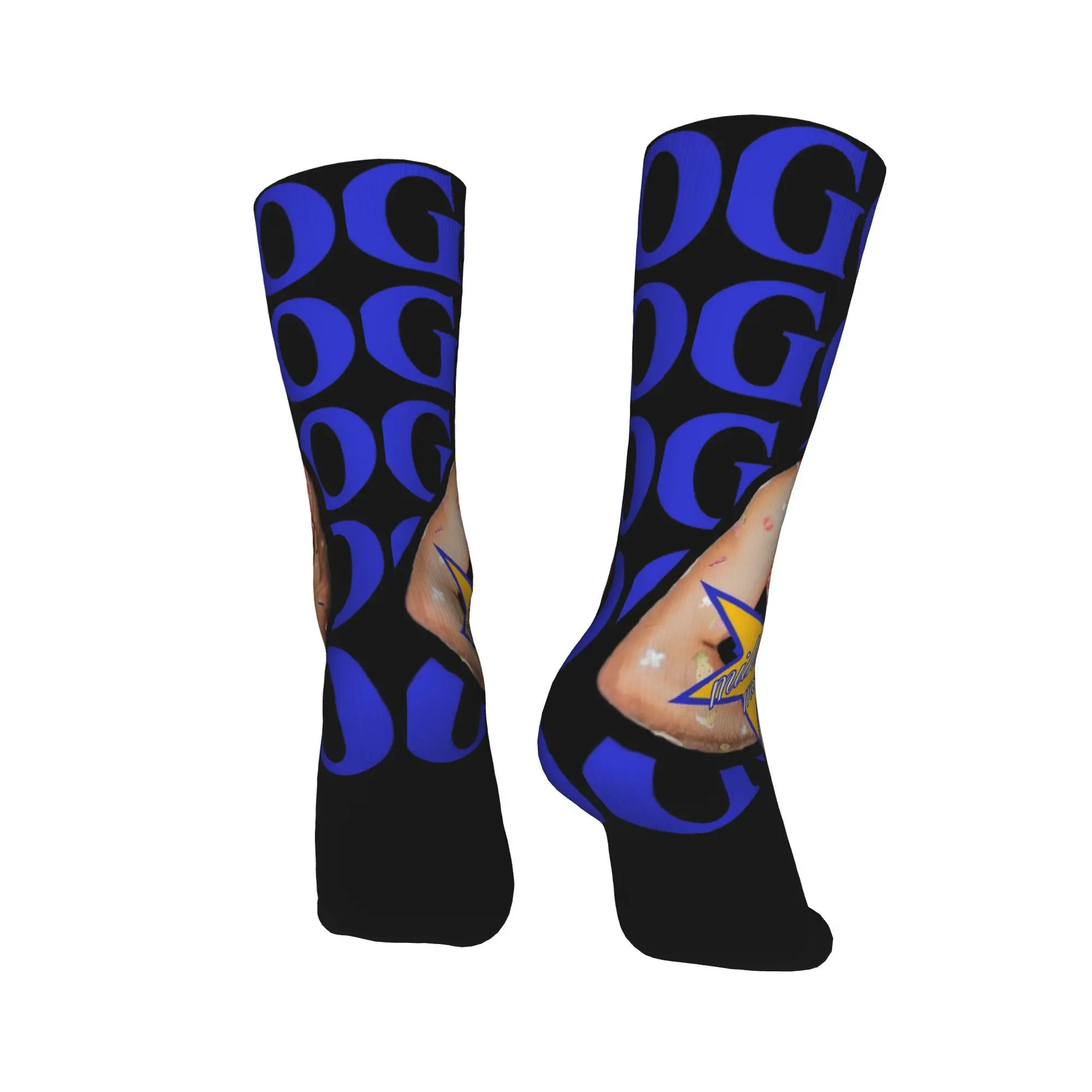 Men Socks Go-Jo Milkshake Man Eurovisions 2025 Stockings Non Slip Soft Breathable Socks Spring Casual Running Sports Socks