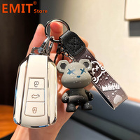 Car Key Case for AEOLUS Dongfeng Scenery 580 Fengshen AX7 AX70 GS Yixuan Max EV Remote Cover Shell Fob Keychain  Accessories