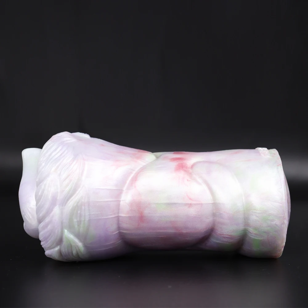 Animal Rouge Color Male Soft Masturbation Cup Realistic Vagina Pocket Pussy Sex Toys for Men Penis Blowjob Sucking Adult Goods