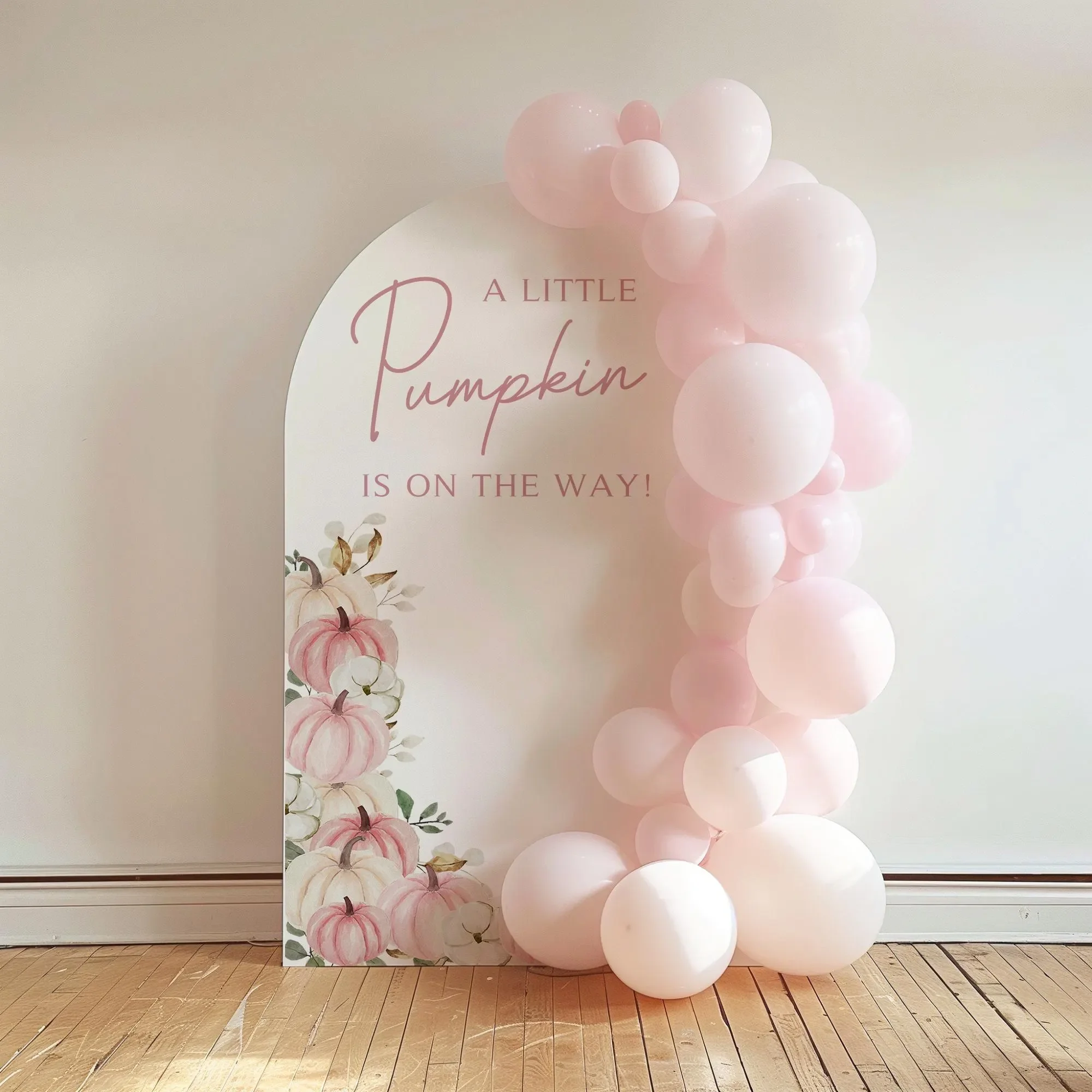 

Двусторонний фон-арка Chiara для осеннего декора: «Маленькая тыква на пути» – украшение для детского дня рождения и вечеринки в честь рождения ребенка