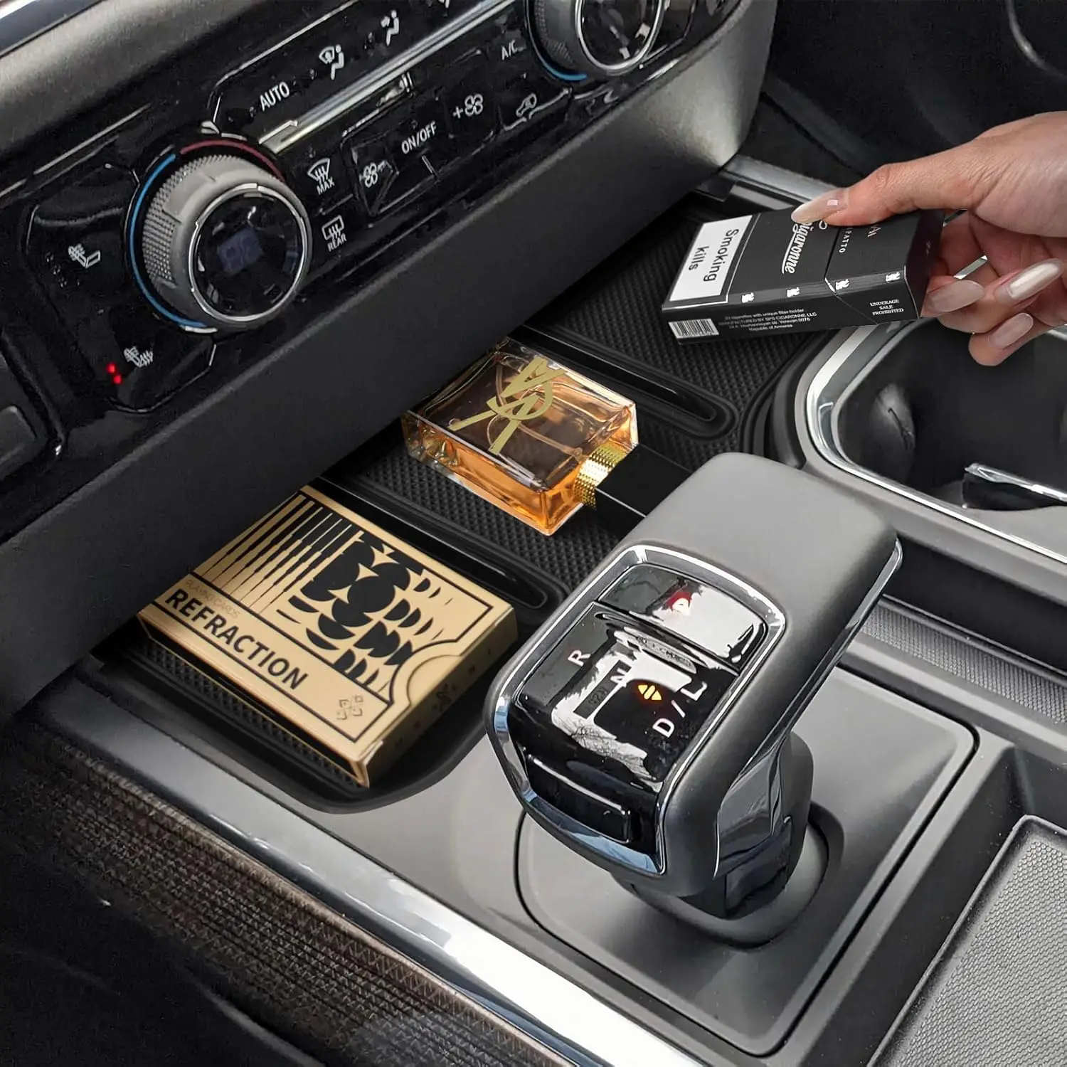 

Tucknbox Center Console Organizer Tray For 2023 2024 2025 Chevy Silverado 1500 and 2022 Refreshed Silverado 1500 Accessories