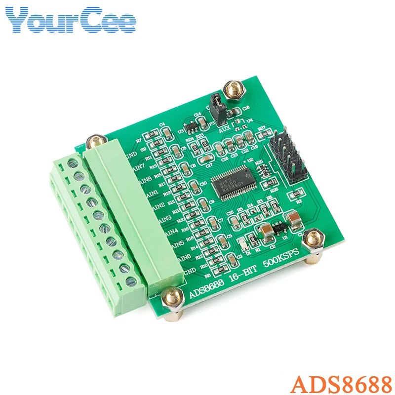 ADS8688 ADC Data Acquisition Module DAC8563 DAC1220 AD9226 DAC8550 ADS8361 ADS1256 AD7606 Analog-to-digital Conversion Board