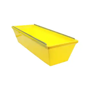 Drywall Mud Pan plastering tool, tapered sides, durable, professional, faster, knife cleaning, masonry tool, tray, bucket, 12 8 Main Sales Mason Tool - №6