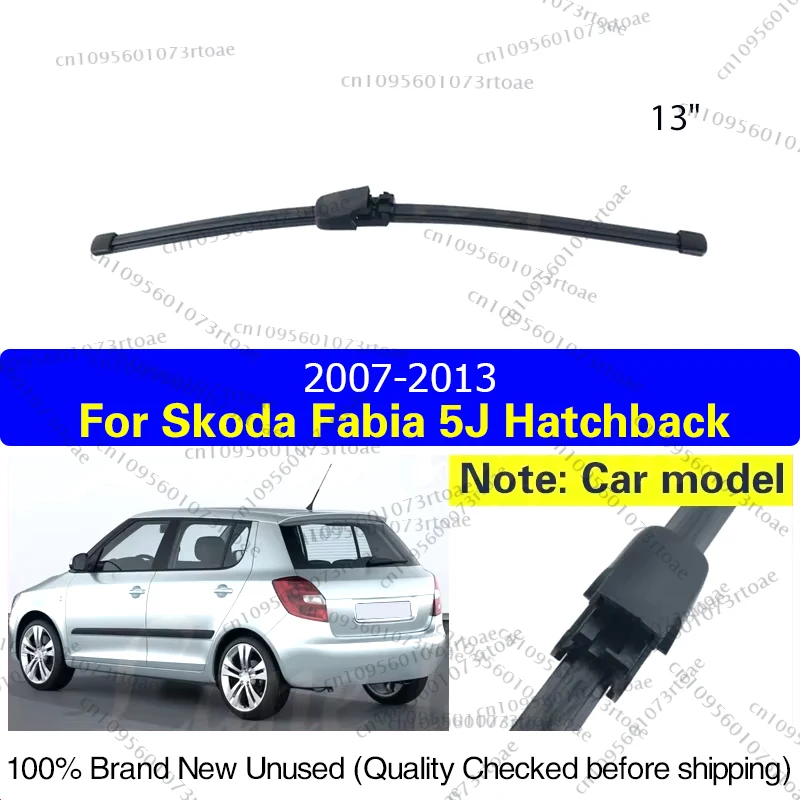 

13" Rear Windshield Windscreen Washer Wiper Blade For Skoda Fabia 5J Hatchback 2007-2013 2012 2011 Car Accessories Accsesories