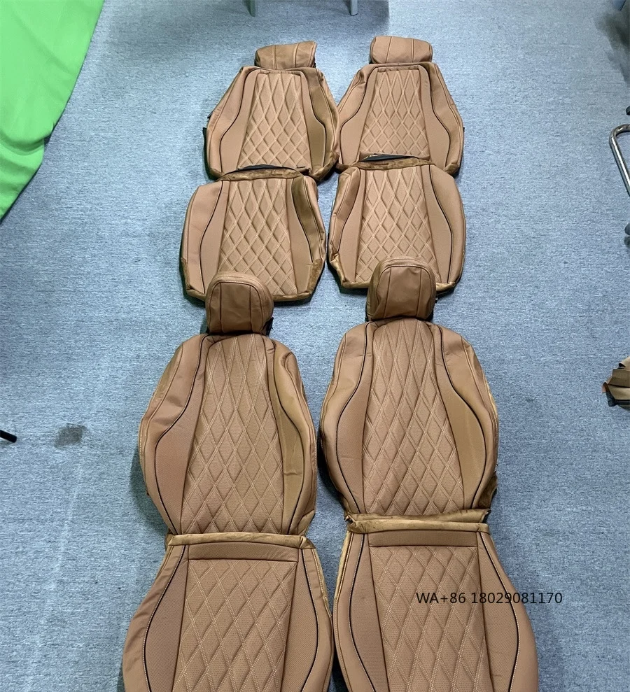 

Car Seat Covers Leather Full Set Coverage Seats Cover Cushion Protector Auto Interior Accessories for GLS450