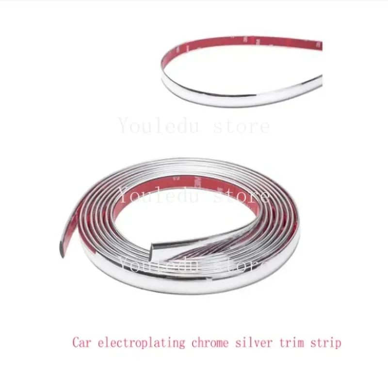 NEW 3M 5M Exterior Car Chrome Body Strip Bumper Auto Door Protective Moulding Styling Trim Sticker  40MM 50MM