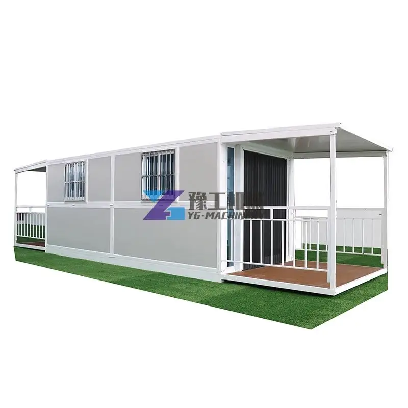 China Prefabricated Houses with Bathroom Kitchen Prefab Mobile House Usa 20Ft Foldable Container House Luxury for Sale