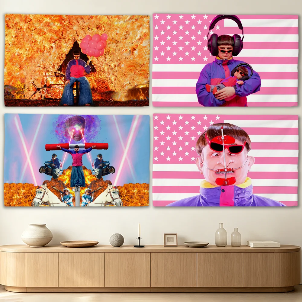 Singer O-Oliver Tree Ugly is Beautiful flag Advertising Banner for Camping Decoration Outdoor & Garage Wall Hanging Decorations