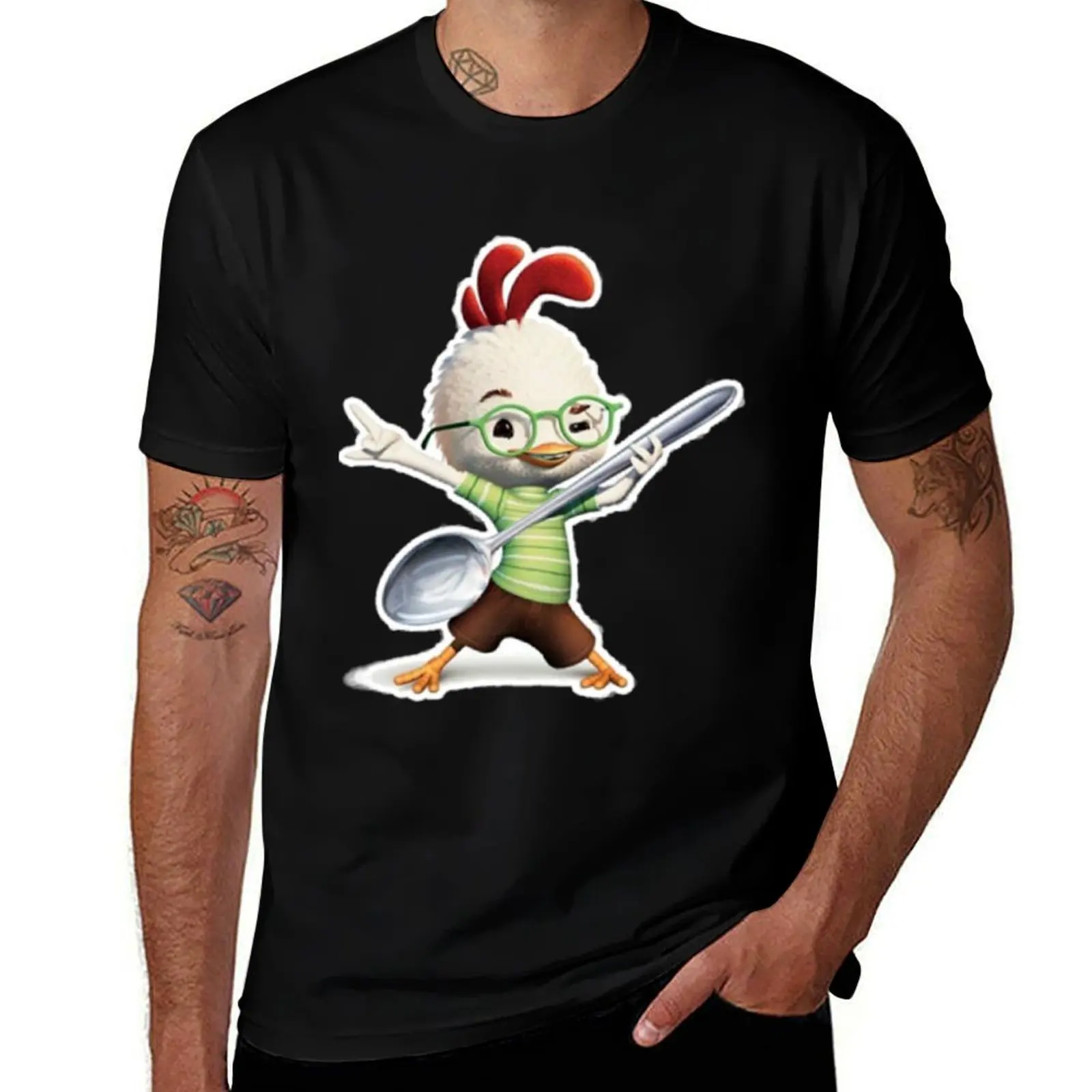 

Chicken Little Dancing T-Shirt t shirt man cotton funny t shirts cotton man t shirt luxury T-Shirt