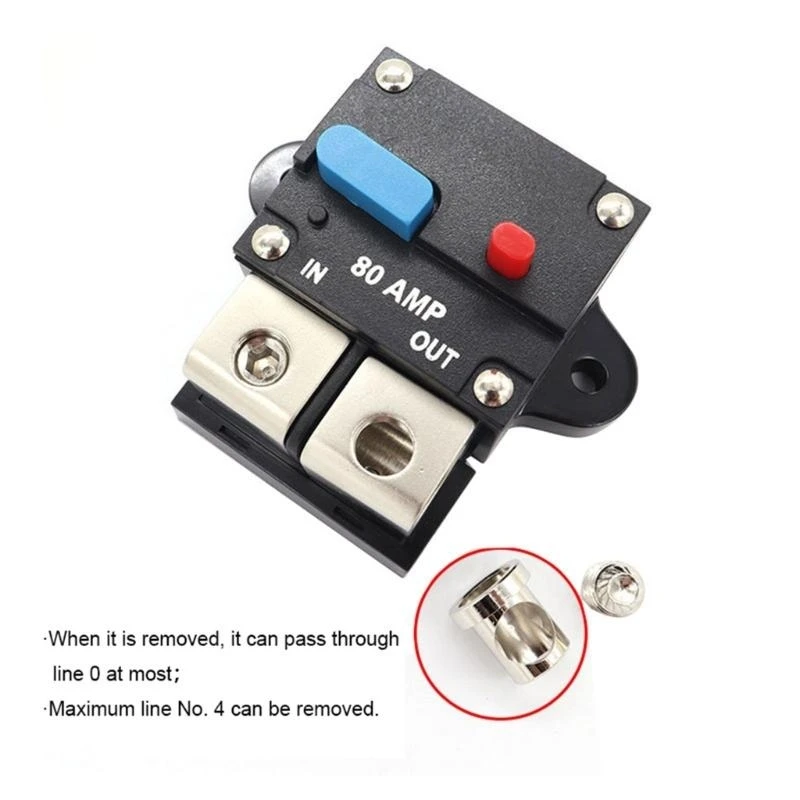 

G7NA 12V-48VDC for Stereo Audios Solar Inline with Switch Button
