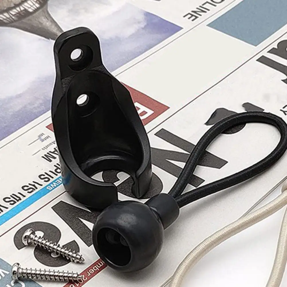 1Set Wind Resistant Elastic Bungee Cord Lock Kit for Roller Shutters Secure Fastening No Tool Installation