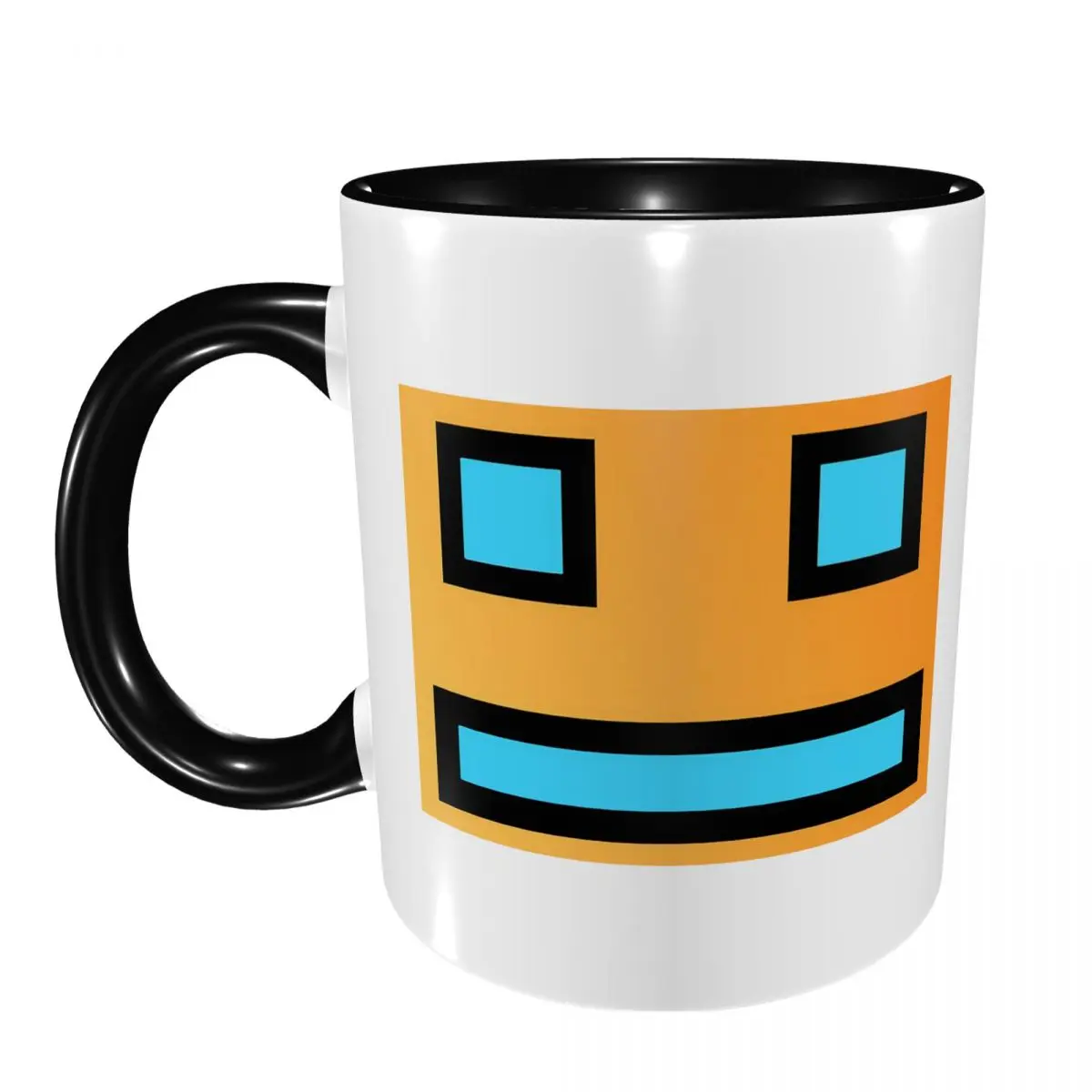 Geometry Cube Gaming Dash Mug Funny Ceramic Coffee Cups Tea Mugs Milk Cup Drinkware Gift for Woman Man