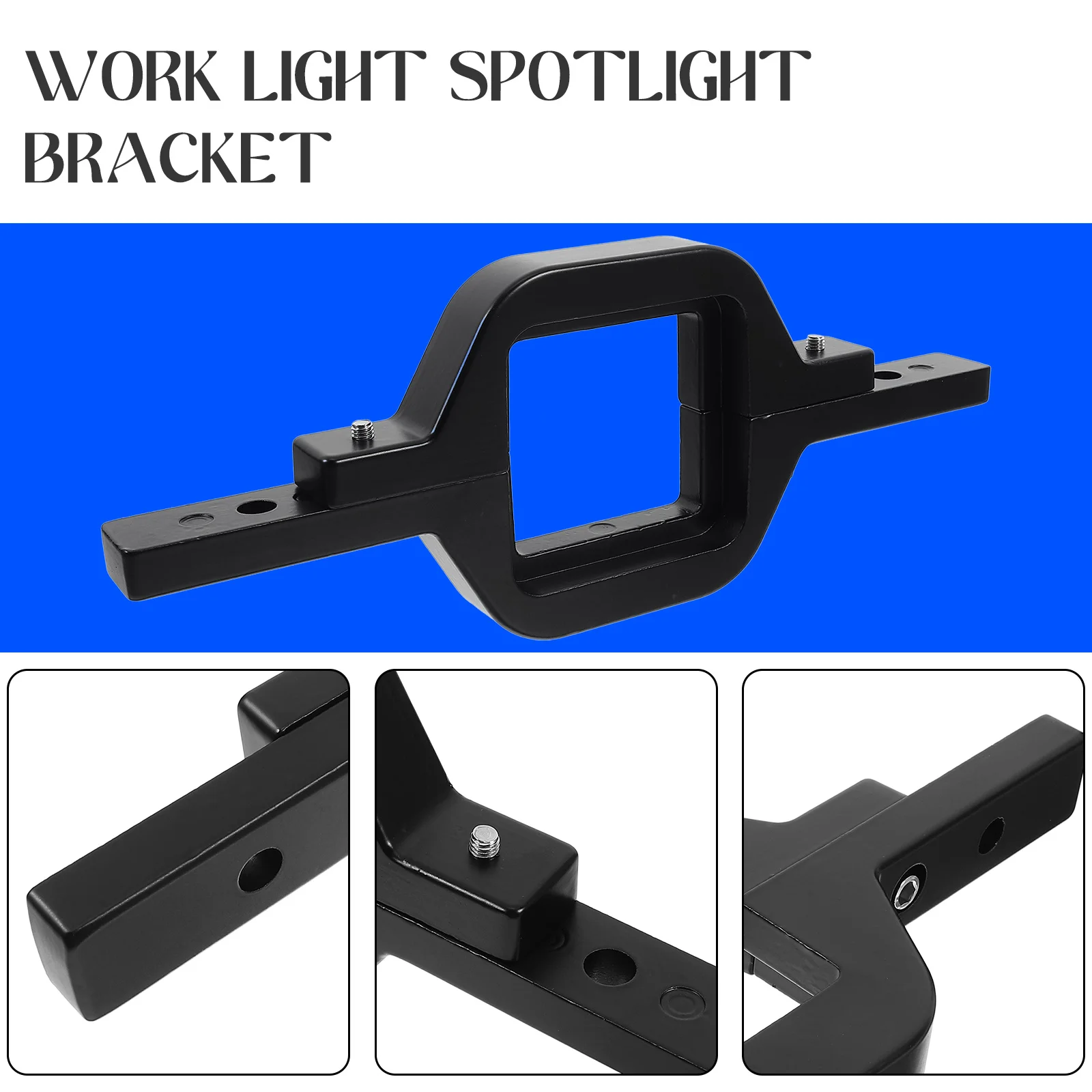 

Trailer Tow Hitch Mount Bracket Black Easy Installation Backup Reverse Light Holder for Truck Suv Trailer Offroad