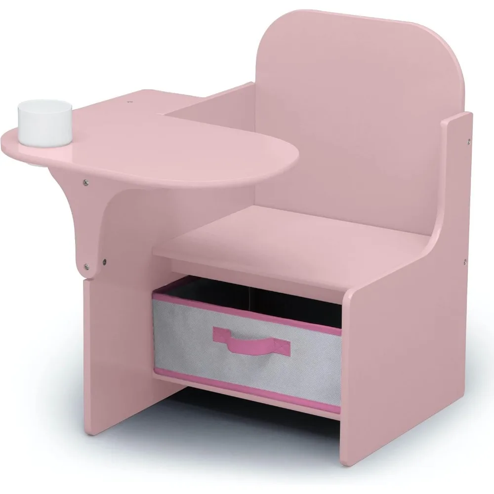 Delta-Bureau chaise MySize pour enfants, avec bac de rangement, chocolat noir