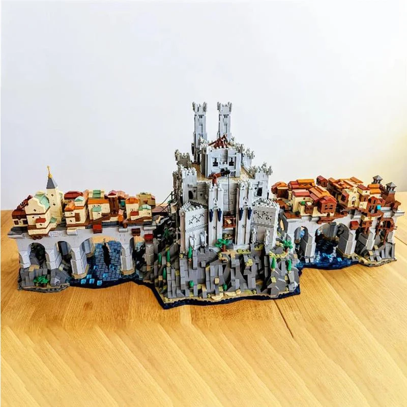 Nuovo MOC-167279 Castle Building autobloccante Building Block Model Building Puzzle compleanno natale Toy Gift Ornaments