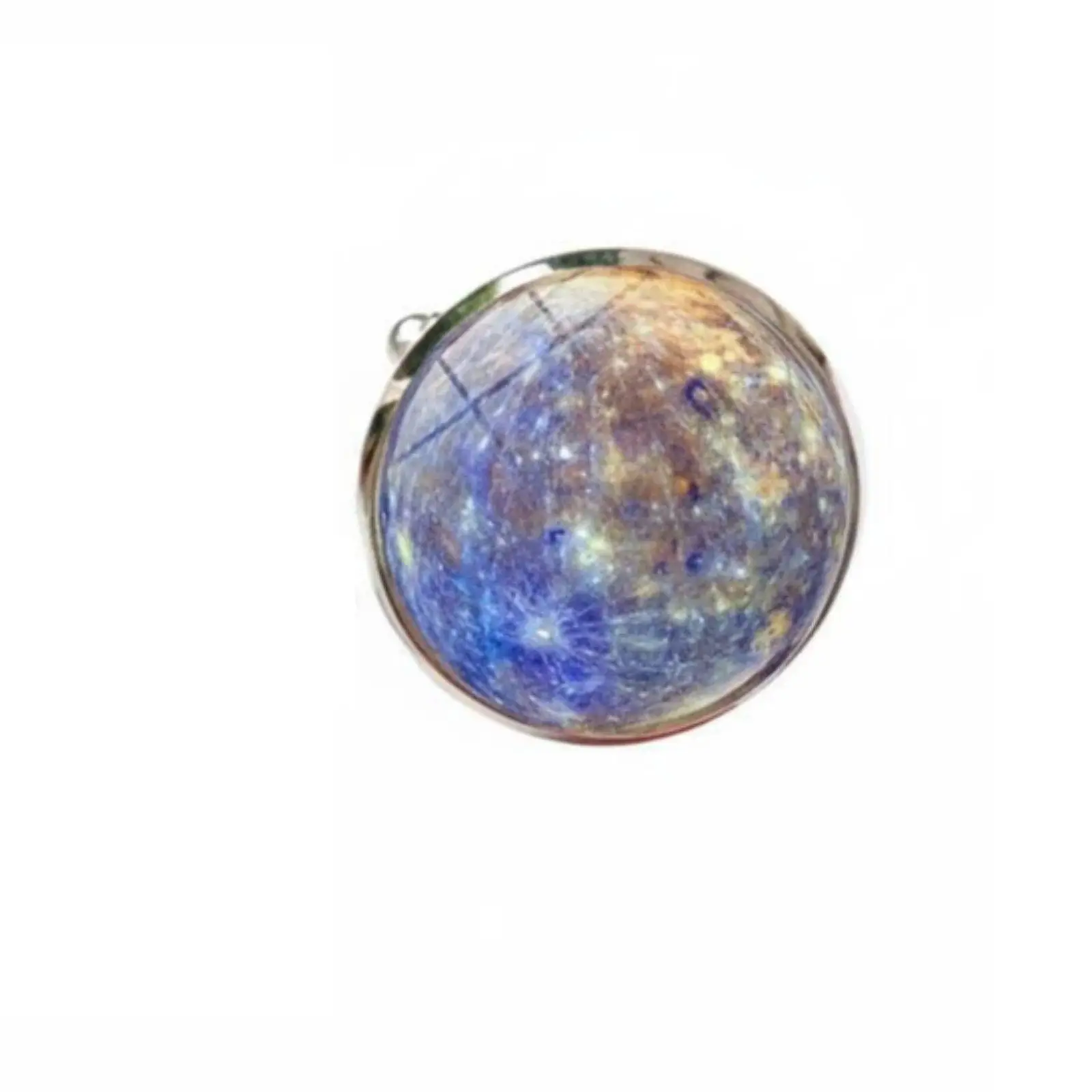 Astronomical Celestial Crystal Glass Men Cufflinks Polished Alloy French Style for Groomsmen Business Events
