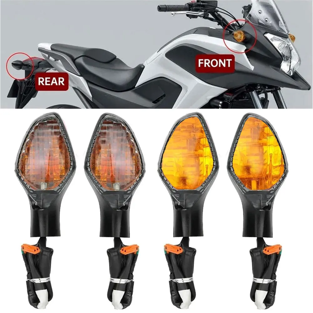 Motorcycle Turn Signal Light Indicator For HONDA CBR 500R 650F CB 500F X 650F 400F 400X CTX 700N NC 700S CRF 250L CMX 300
