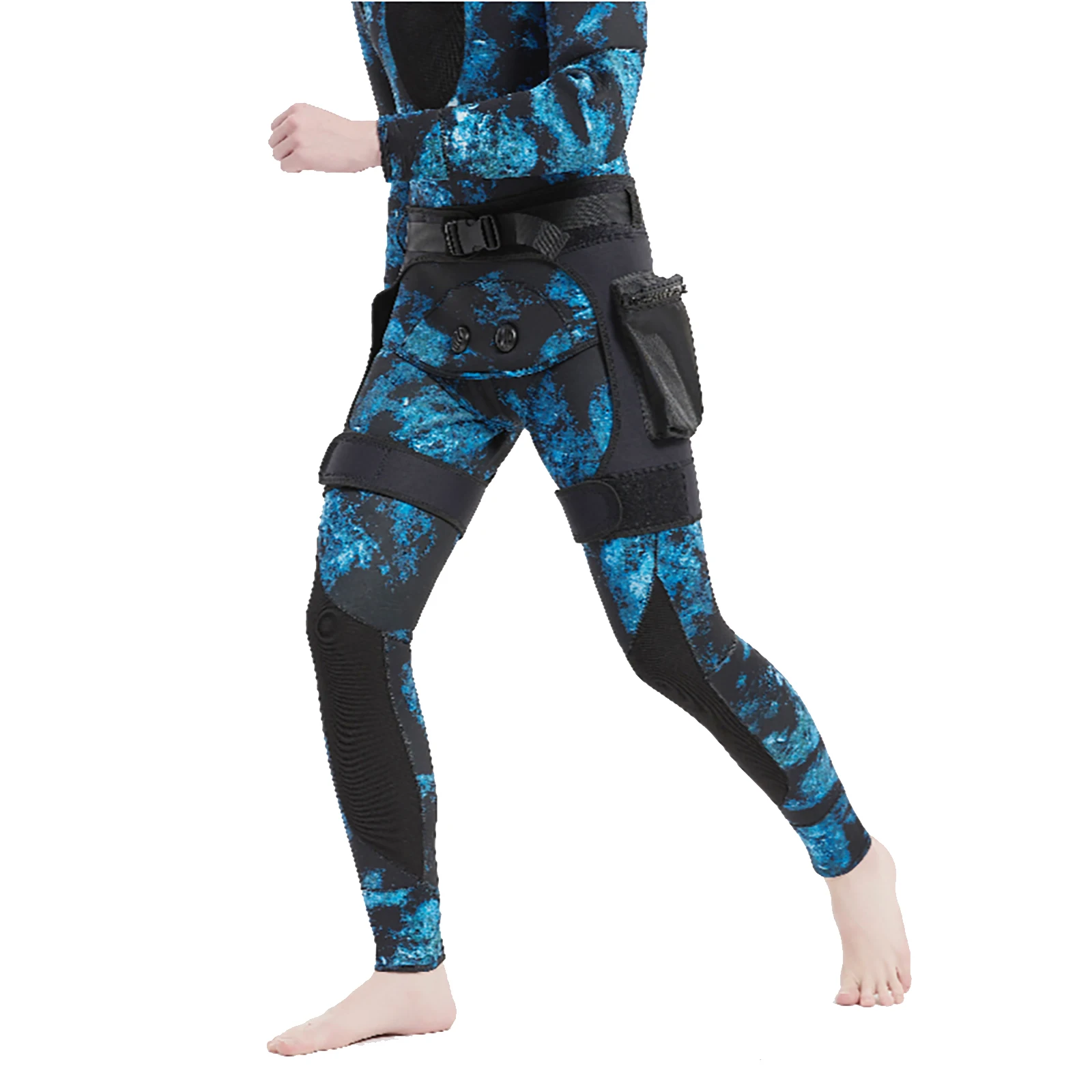 Technical Diving Shorts High Stretch 2mm Neoprene With Big Pocket Wholesale Silicone