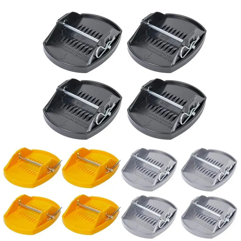 

RV Jack Pad Permanent Attached Jack Stabilizers Jack Pads Leveller Wheel Foot Leg Support Jacking Lift Pad Support Stand For RV