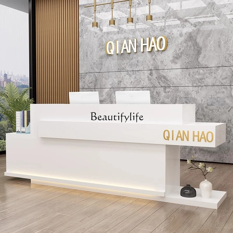 

Cashier Counter Marble Bar Counter Clothing Store Simple Modern Front Desk