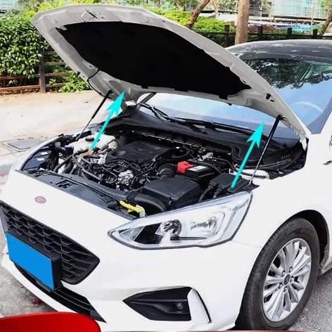 2PCS Gas Struts For Ford Escape Fuga 2020-2025 Front Hood Bonnet Modify Lift Support Shock Damper Absorber Prop Rods