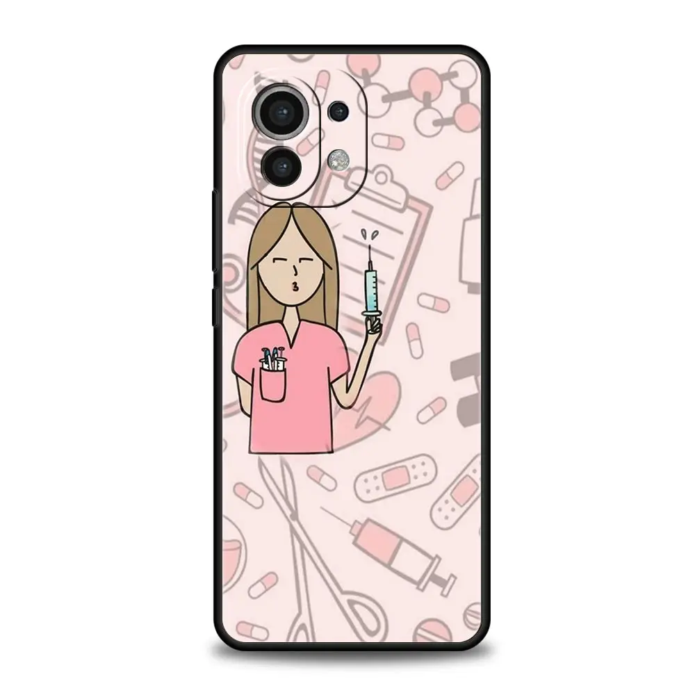 Phone Case For Xiaomi Mi 15 14 13 12 11 Lite 14T 13T 12T 11T Pro Poco X6 X5 M3 X3 Pro F5 F4 Cover Doctor Nurse Medical Medicine