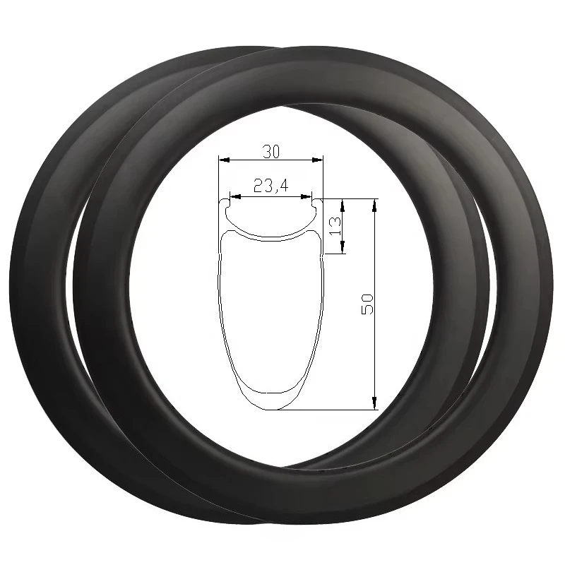 

20-inch carbon fiber BMX bicycle wheel, 36 holes50mm depth, bicycle rim20-inch rivet 30mm width, V-brake carbon fiber rim, 406