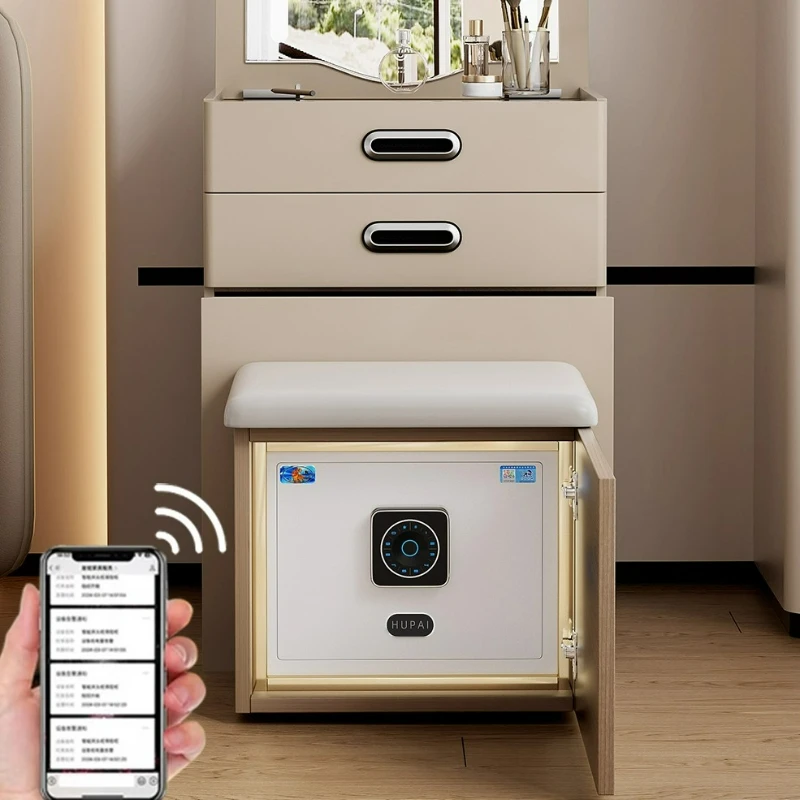 LTT Modern Simple Bedroom Multifunctional Hidden Password Lock Storage Cosmetics Storage Cabinet