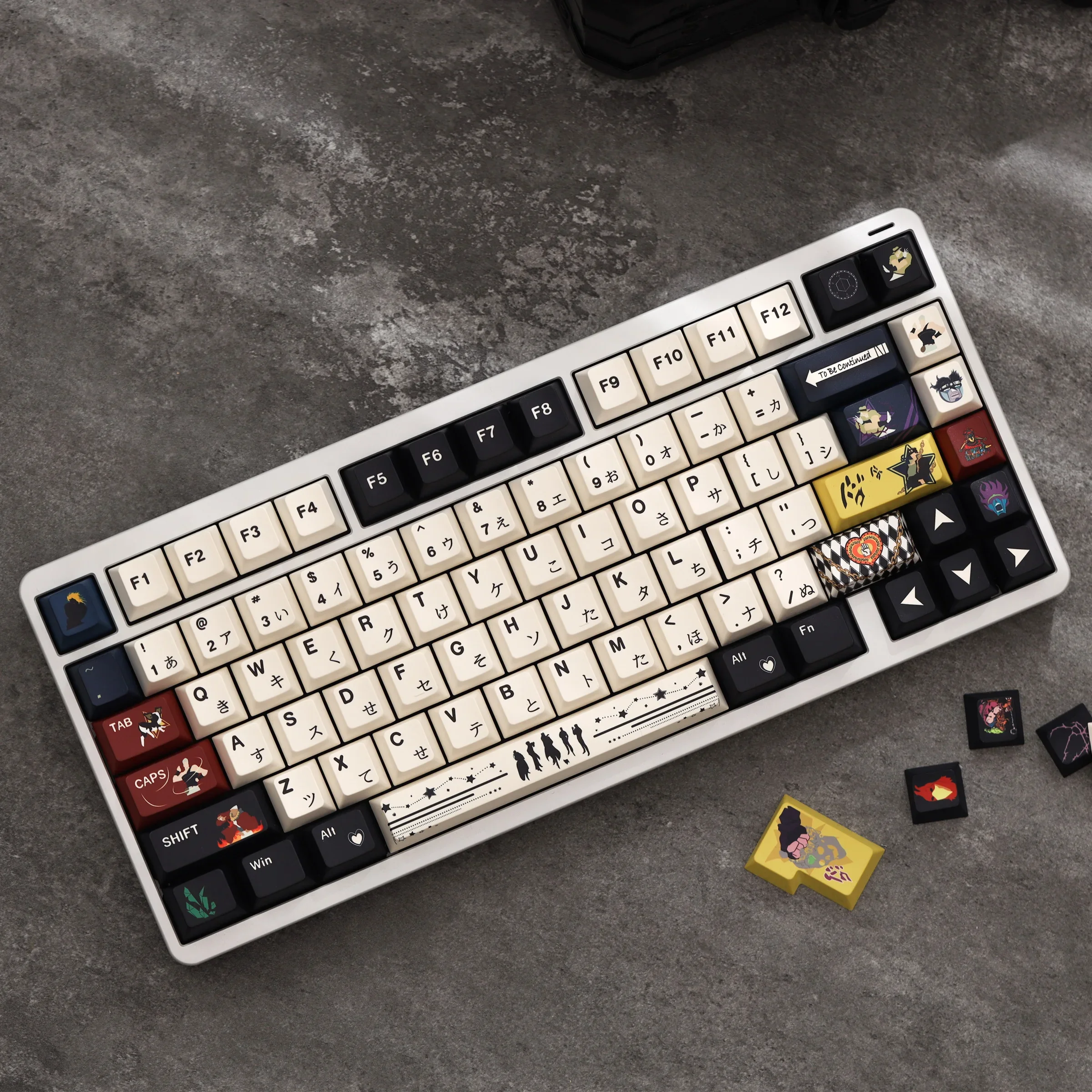 

Fighter-140 key-Original height PBT full five-sided sublimation customization