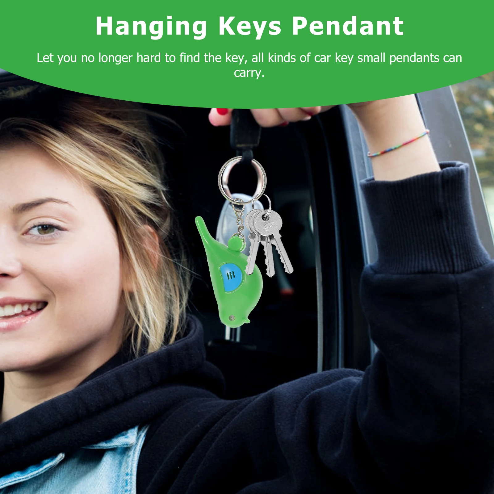 

Voice-Control Keys Adorable Creative Key Pendant Compact Portable Tracer Versatile Bird Shaped Gift For