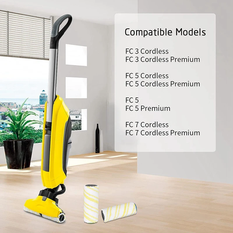 Set di pastiglie grigie per rulli Karcher FC3 FC5 FC7