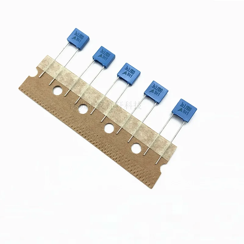 10pcs/100pcs EPCOS 100V 332 0.0033UF 3300PF 3n3J100 332J 5% Corrected film capacitor pitch 5mm