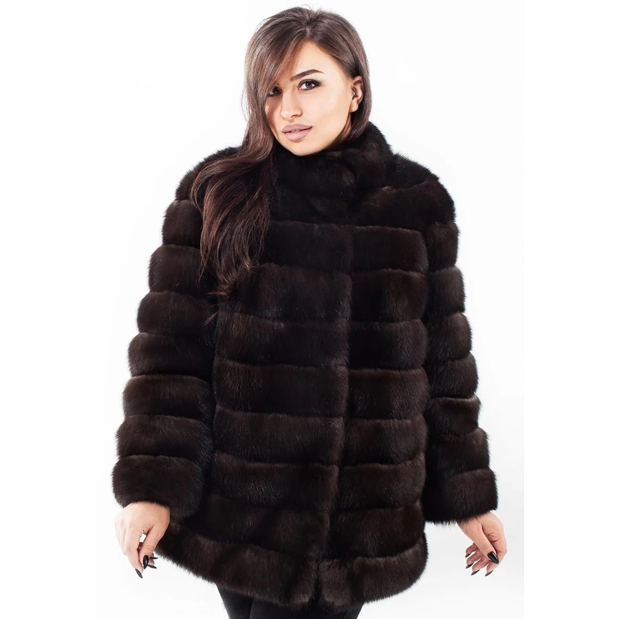 

Fur Coat Ladies Natural Fox Furs Coat Best Selling Genuine Fox Fur Jacket Winter Jackets For women Free Shiping