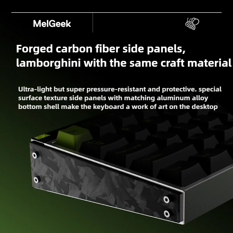 Melgeek Made68 Ultra Magnetic Shaft Mechanical Keyboard Aluminum Alloy RGB RT0.01 Customized E-sports Gamer Laptop Accessories