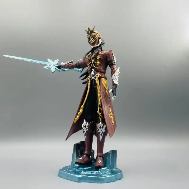 新しい原神インパクトキャピタノ・トレインアクションフィギュアおもちゃ 21 センチメートルタルトデザートアーティスト 2025 原神インパクト共同ブランドおもちゃフィギュア