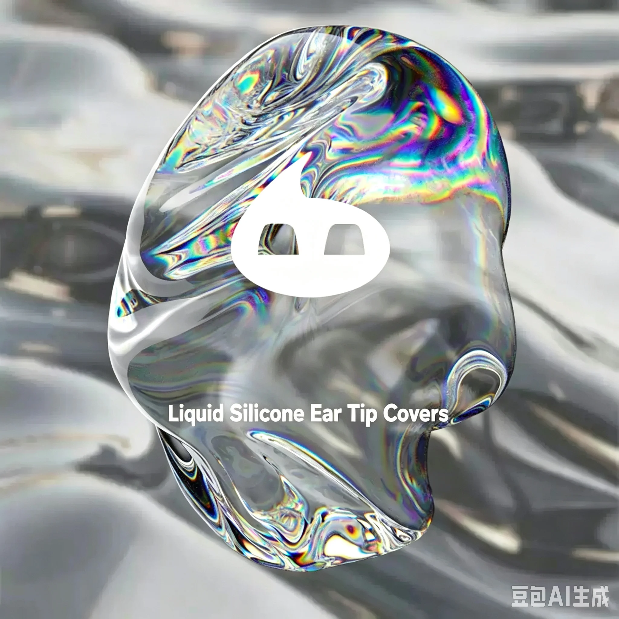 Suitable for In-ear Headphones Liquid Silicone Ear Tips, Soft SLIME Ear Caps HiFi Earphone Replacement Accessories