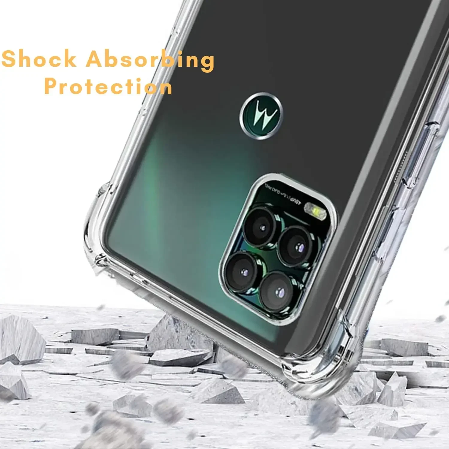 Case For Moto G Stylus 5G, Flexible Ultra Slim Fit Soft TPU Shockproof Bumper Clear Phone Case for Moto G Stylus 5G 2021 2022