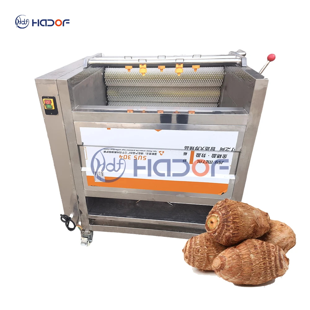 Industrial Cassava Washing and Peeling Machine Cassava Skin Removal Machine With Water Cycle