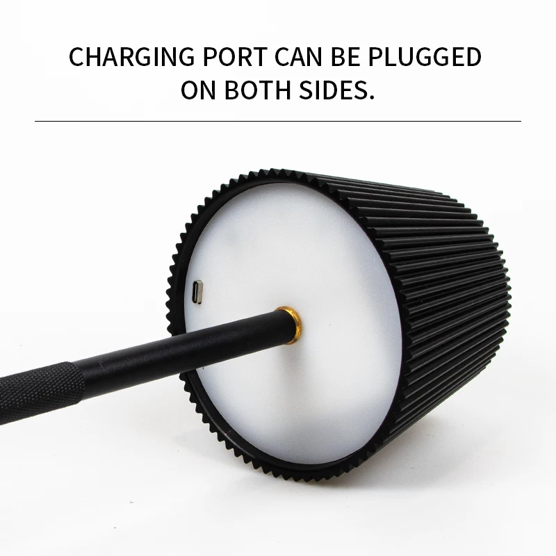 3-وضع اللمس LED لمبة مكتب قابلة للشحن عكس الضوء ضوء الليل الإبداعية المحيطة ليلة مصباح لغرفة النوم غرفة المعيشة بار ديكور #5