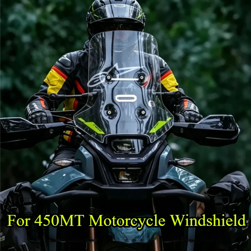 

For CFMOTO 450MT MT 450 Motorcycle Front Windshield Modification Parts Chest Shield Protective Cover Wind Protection Device