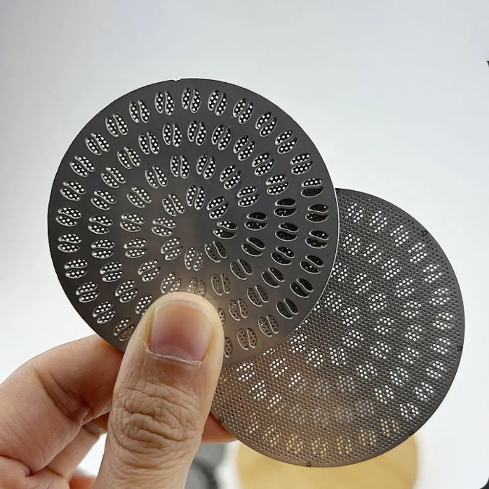 51/53/58 MM Double Layer Coffee Filter Screen Stainless Steel Reusable Coffee Extraction Mesh Heat Resistant Fine Mesh