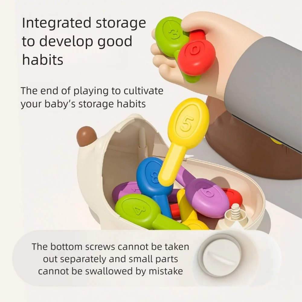 Cartoon Montessori Hedgehog Toys 1-3 Years Hand-eye Coordination Concentration Training Toys Hand Training Stimulate Thinking