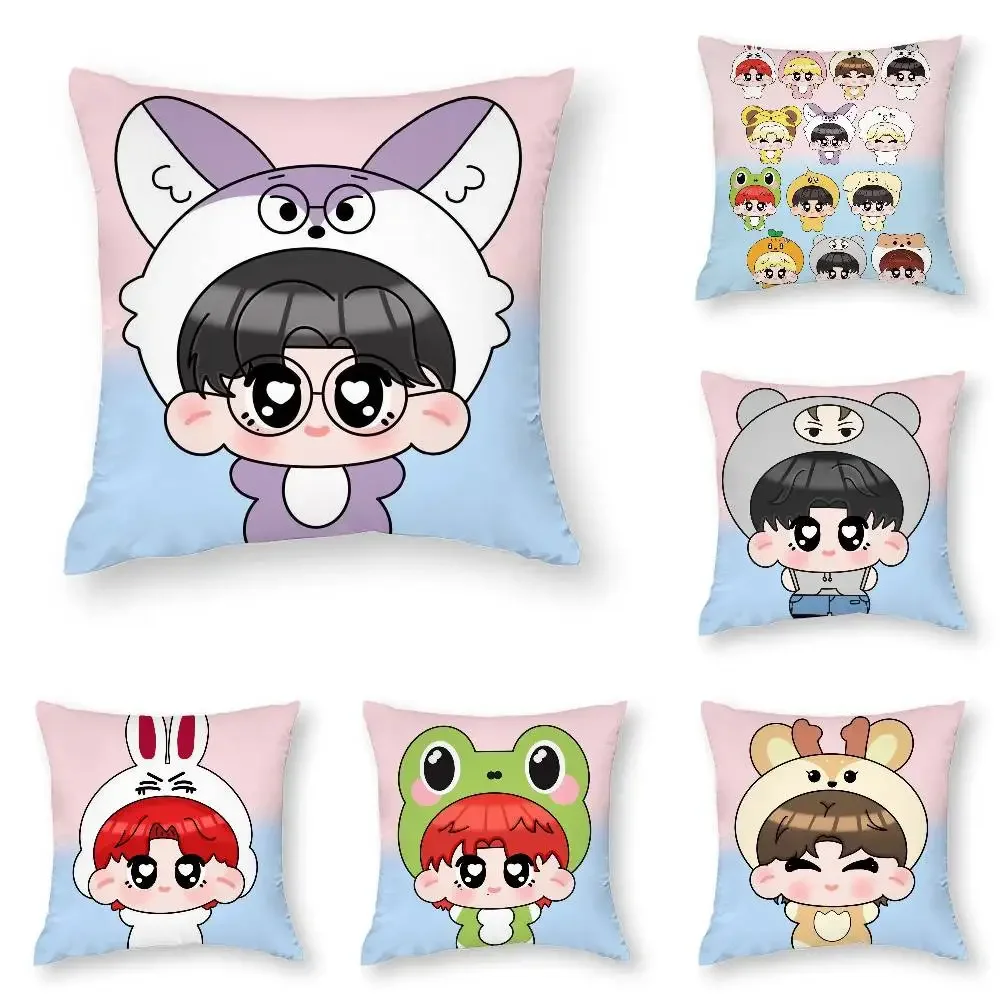 

Cute Miniteen’S Pillow Case 3D Print Polyester Fiber 40*40cm Home Sofa Throw Decoration Festival Gift