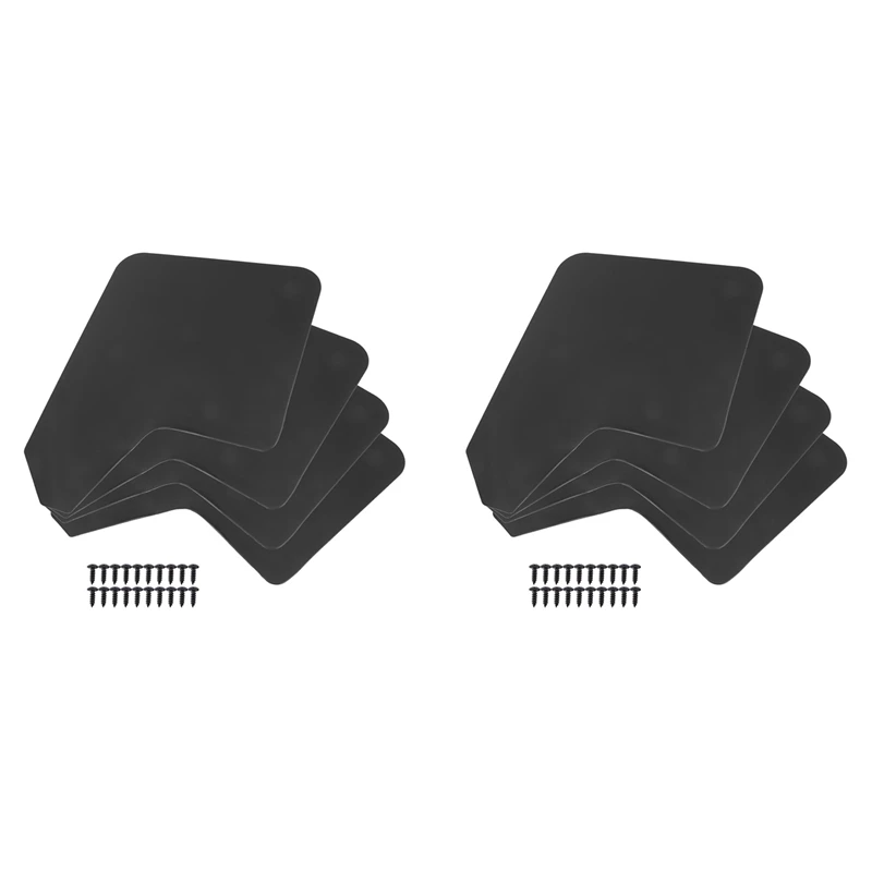 8Pcs Universal Mud Flaps For Car Pickup Van Truck Mudflaps Mudguards Splash Guards With Screw