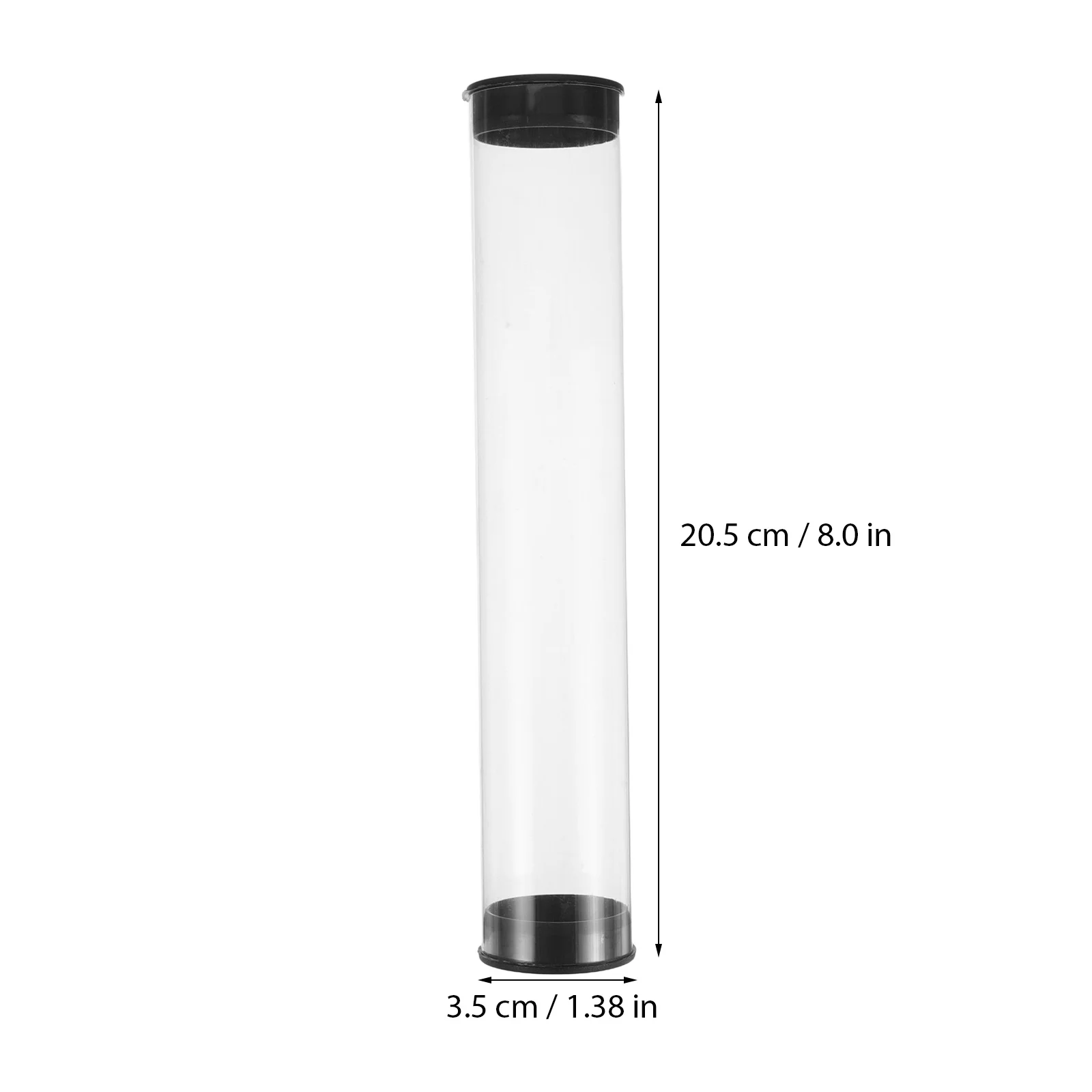 ポータブル防塵クリアアクリルネイルアートペンホルダー透明オーガナイザー（13～15本収納可能）サロン・家庭用ペンシルディスプレイスタンド