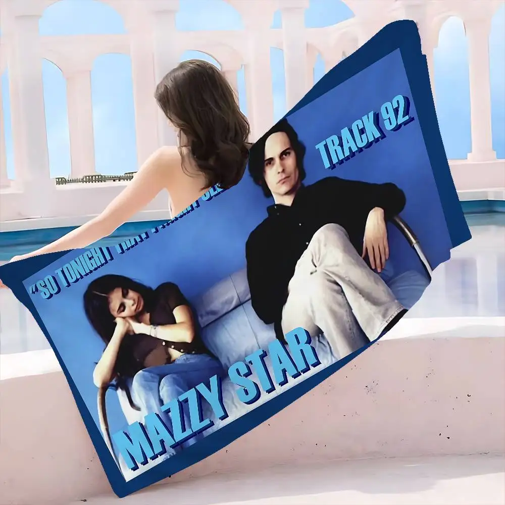 Dream Pop Band M-Mazzy S-Star Anime Beach Swimming Towel Soft Absorbent Washcloth Children's Gifts for Kids Travel Camping Gym