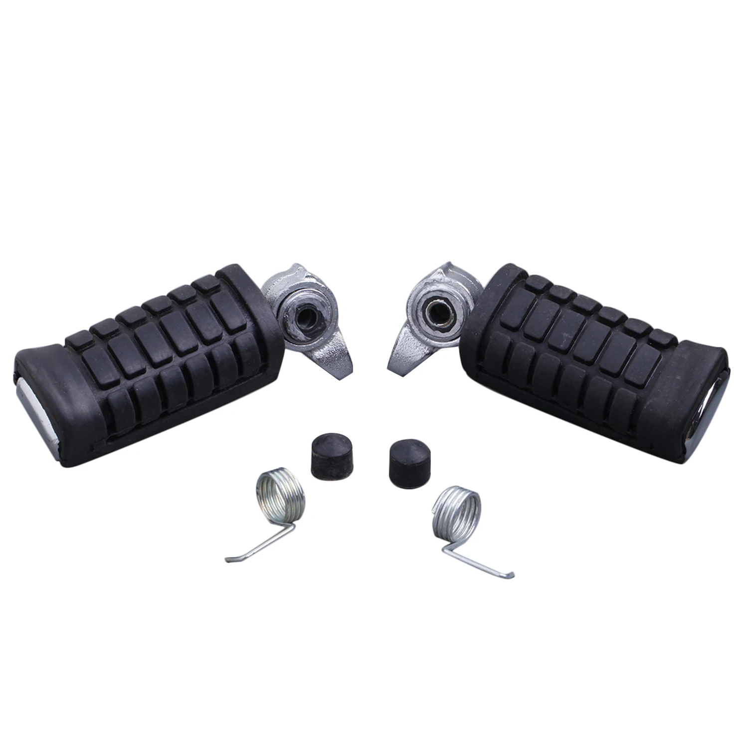 Black Motorcycle Front Rider Foot Pegs Rests Pedals Footpegs For Honda CMX250 CMX 250 Rebel CA250 1996-2011