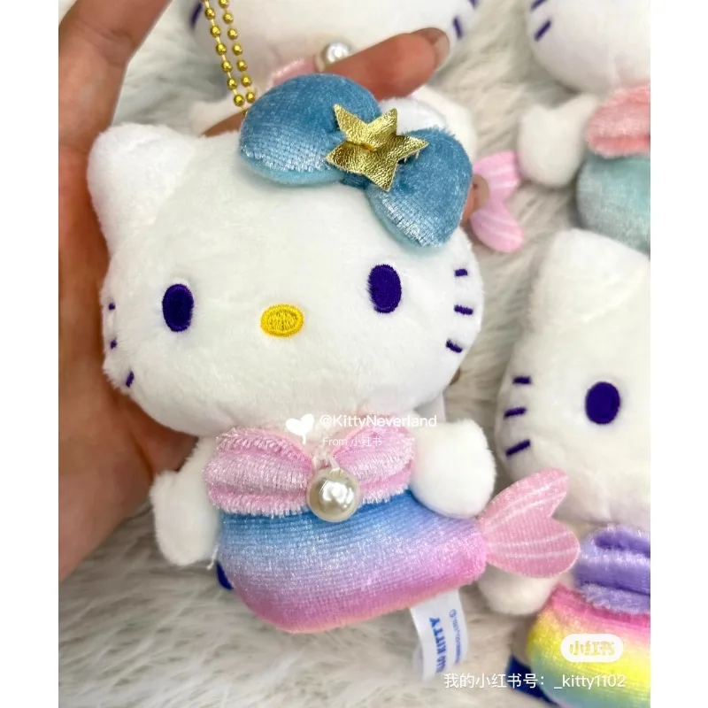 KT Japan's 50th Anniversary Exhibition Limited Sanrio Kitty Mermaid Series Bag Pendant Phone Chain Cartoon Kawaii Birthday Gift